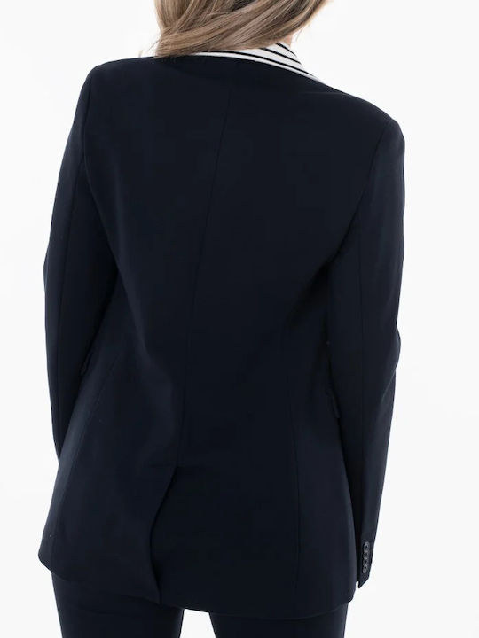 Tommy Hilfiger Blazer pentru femei Sacou Albastru marin