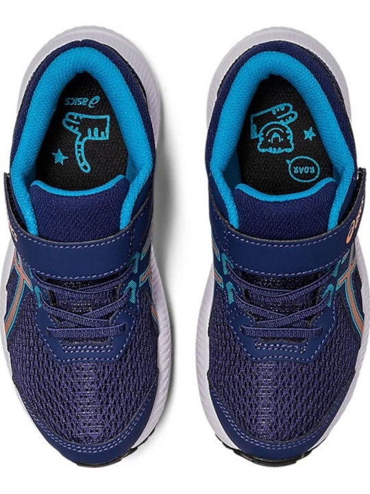 Contend 8 Ps Kids Sports Shoes Running with Hoop & Loop Closure Blue