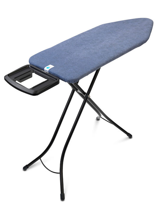 Brabantia Ironing Board for Steam Iron Foldable Blue 124x45cm