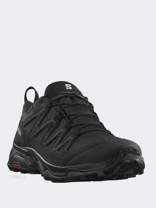 Salomon X Ward GTX Men's Hiking Shoes Waterproof with Gore-Tex Membrane Black