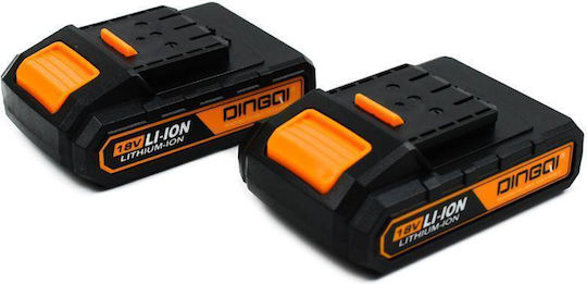 Dingqi Mașină De Găurit Cu Baterie 18V 2x1.5Ah