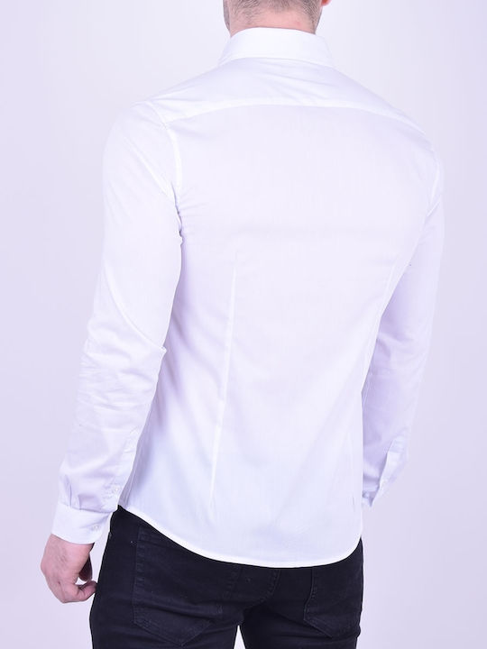 Men's Shirt Solid White White