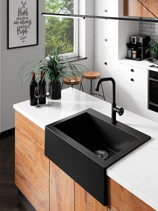 Laveo Muro Bau 765D BAU 765D Tall Kitchen Faucet Counter Black