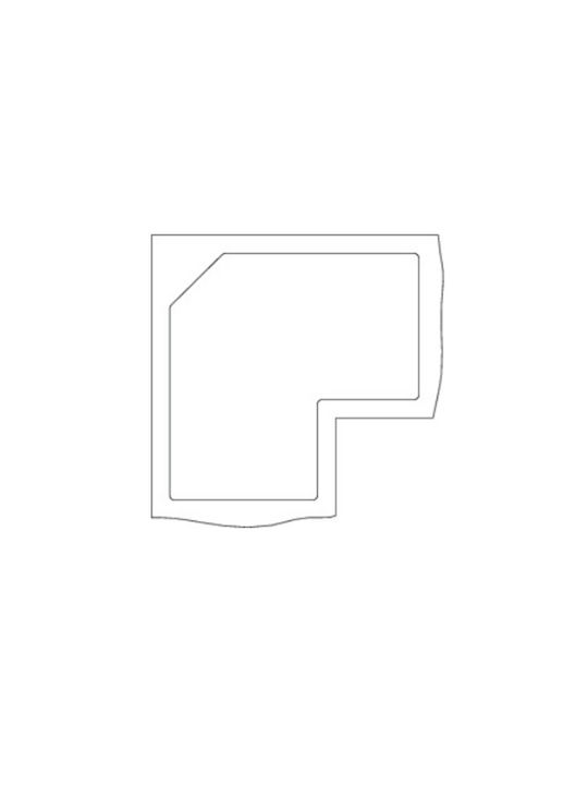 Blanco Metra 9 E 525938 Drop-In Spüle Ecke Links aus Verbundgranulat B83xT83cm Black