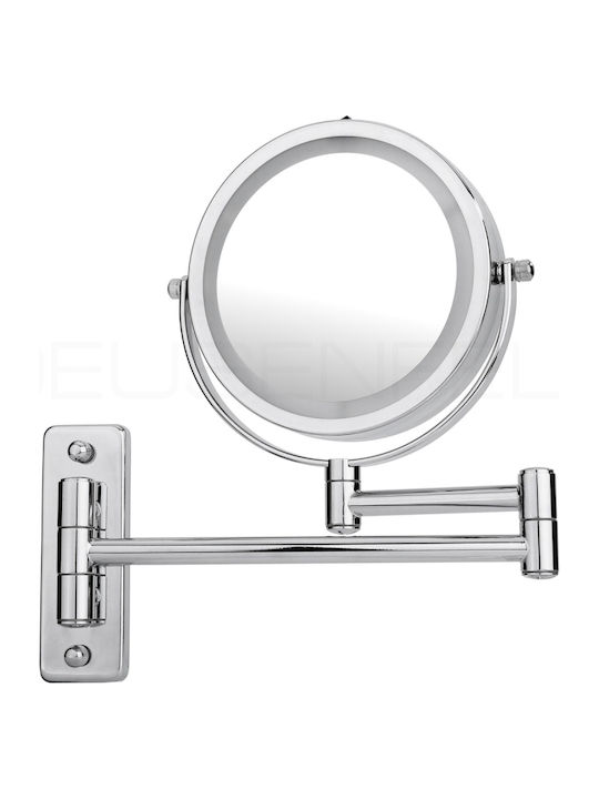 Beurer BS 59 Magnifying Round Bathroom Mirror Led made of Metal 24.5x24.5cm