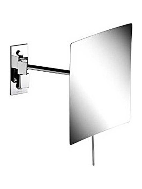 Geesa Hotelia 1083 Μεγεθυντικός Ορθογώνιος Καθρέπτης Μπάνιου από Μέταλλο 15x22.5cm
