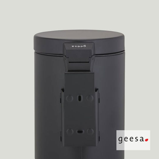 Geesa 644-400 Inox Καλαθάκι Μπάνιου 3lt Μαύρο