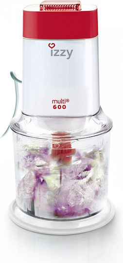 Izzy Multi Havana 600 Πολυκόπτης Multi 600W με Δοχείο 600ml Κόκκινος