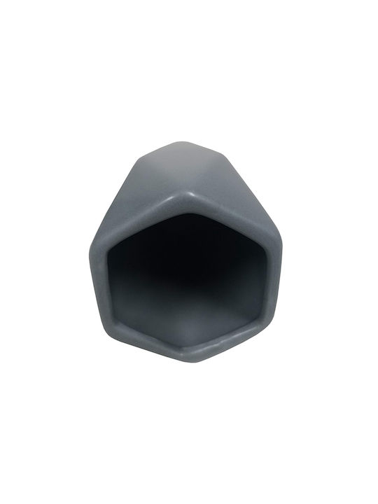 Evideco Ceramic Cup Holder Countertop Gray Γκρι