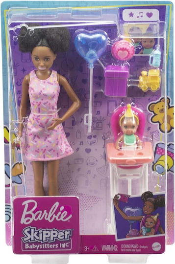 Barbie Babysitter Κούκλα για 3+ Ετών