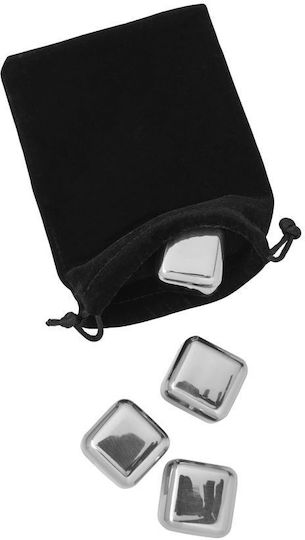 Butlers Cuburi de gheață decorative Inoxidabil 4buc