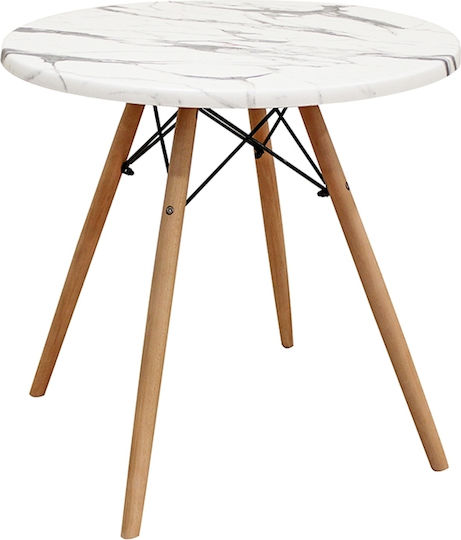 Randy Round Kitchen Dining Table White Randy Round Kitchen Dining Table White