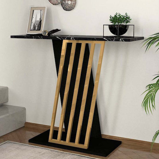 Gravity Конзолна маса Дървена Черен Д90xШ60xВ76.8cm