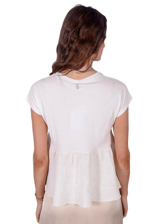 Lenjerie Peplum tricou Deha tricou alb