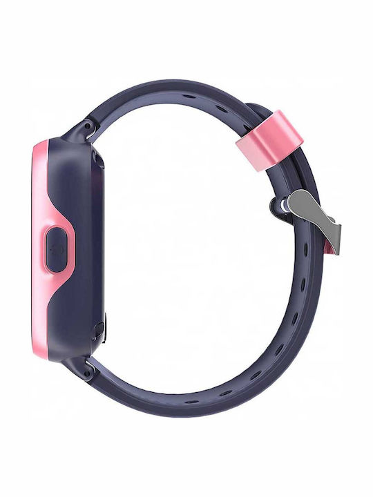INTIME Kids Digital Watch with GPS and Rubber/Plastic Strap Pink
