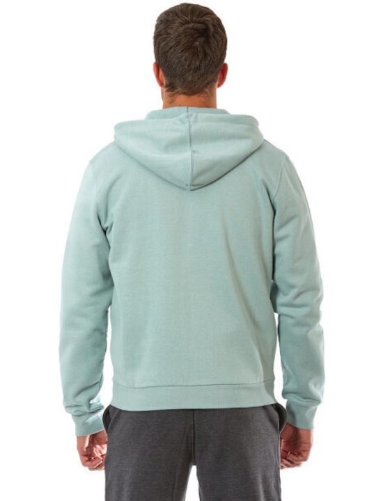 Admiral Men's Sweatshirt Jacket with Hood Gray