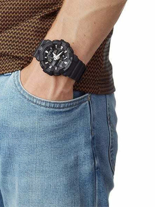Casio G-Shock Ρολόι Μπαταρίας με Καουτσούκ Λουράκι