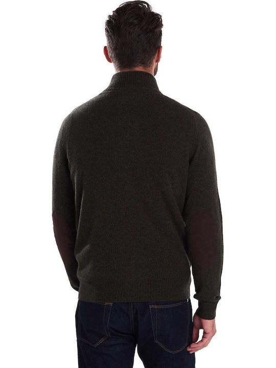 Men's Knitted Cardigan Seaweed