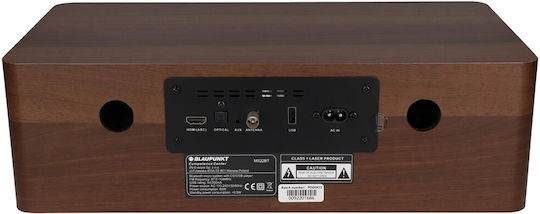 Blaupunkt Ηχοσύστημα 2.0 MS22BT 50W με CD Player και Bluetooth Μαύρο
