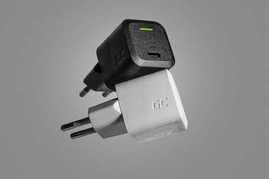 Green Cell Green Cell GaN Wireless Charger with USB-C Port 33W Power Delivery and Quick Charge 3.0 Black