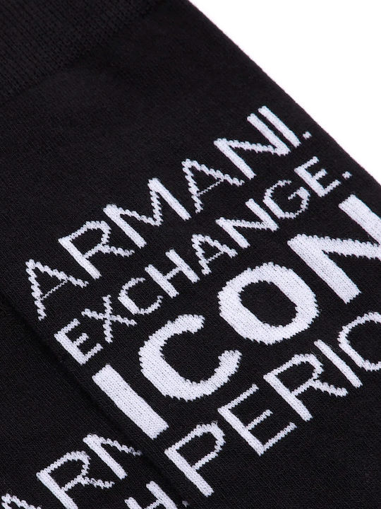 Armani Exchange Herren Socken Schwarz 1Pack Armani Exchange Herren Socken Schwarz 1Pack