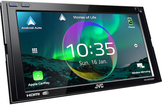 JVC Car Audio System 2DIN (Bluetooth/USB) with Touch Screen 6.8"