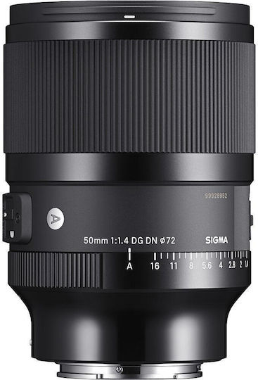 Sigma Full Frame Camera Lens 50mm f/1.4 DG DN Art Fixed for Sony E Mount Black