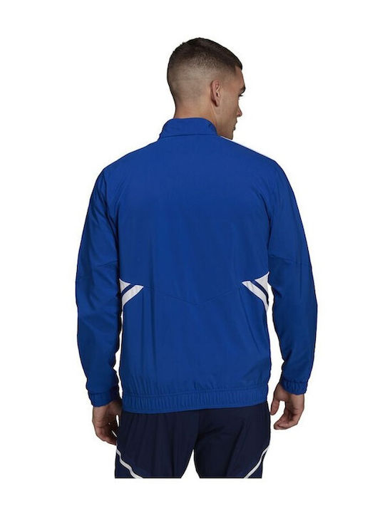 Adidas Condivo 22 Presentation Men's Hooded Cardigan Blue