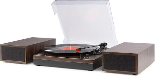Fenton RP165D 102.155 Πικάπ με Προενίσχυση και Ενσωματωμένα Ηχεία Καφέ