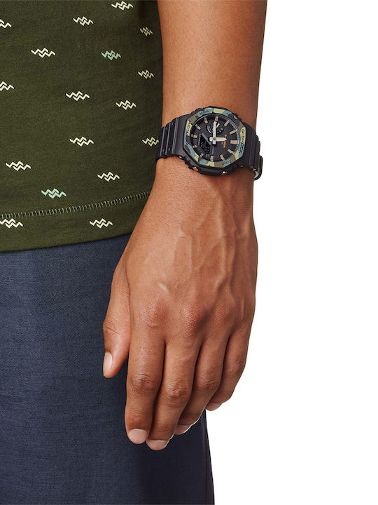 Casio G-Shock Ρολόι Μπαταρίας με Καουτσούκ Λουράκι