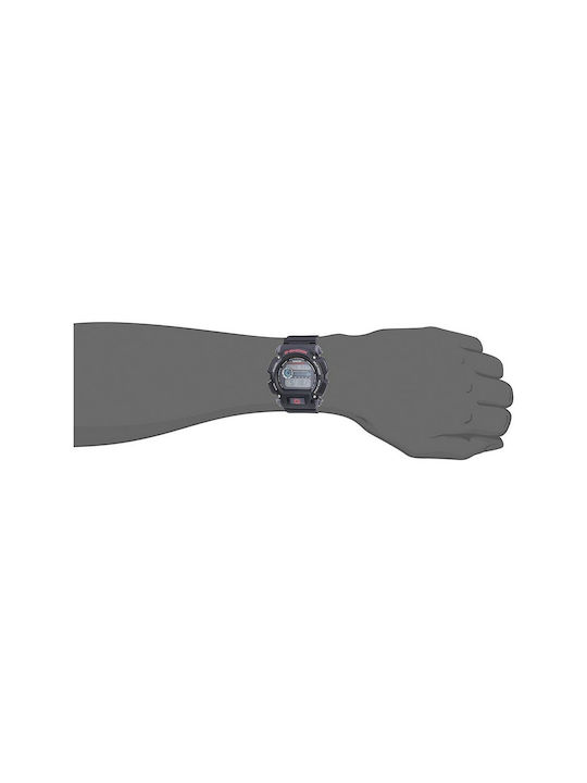 Casio G-Shock Digital Ceas Cronograf Baterie cu Negru Curea de cauciuc