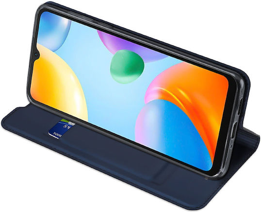 Dux Ducis Skin Pro Книга Изкуствена кожа Син (Redmi 10C - Редми 10С) 029391