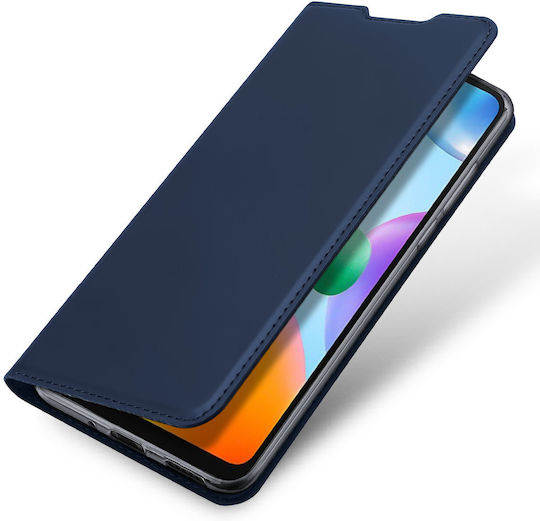 Dux Ducis Skin Pro Книга Изкуствена кожа Син (Redmi 10C - Редми 10С) 029391