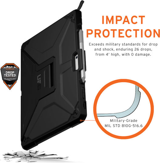 UAG Metropolis SE Задна Корица Издръжлива Черна (Microsoft Surface Pro 9)