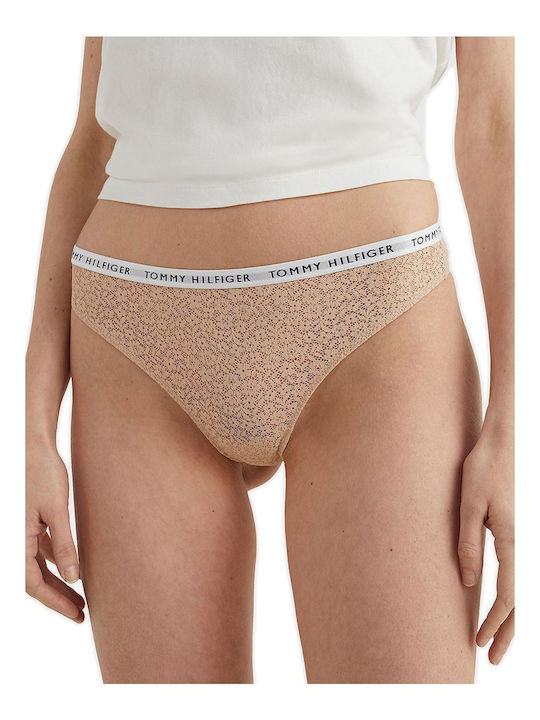 Βαμβακερά Γυναικεία String 3Pack Flora Pink-Desert Sky-Misty Blush