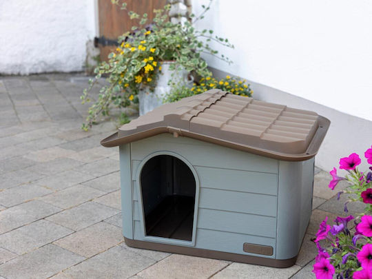 Pet Camelot Eco Dog House Plastic Outdoor Gray 60x51x41cm