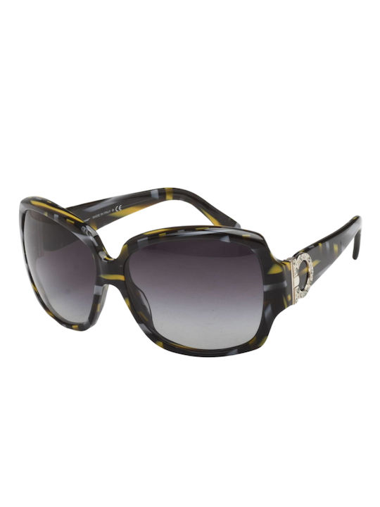 Salvatore Ferragamo Women's Sunglasses with Black Plastic Frame and Black Gradient Lens SF2170B 666/8G