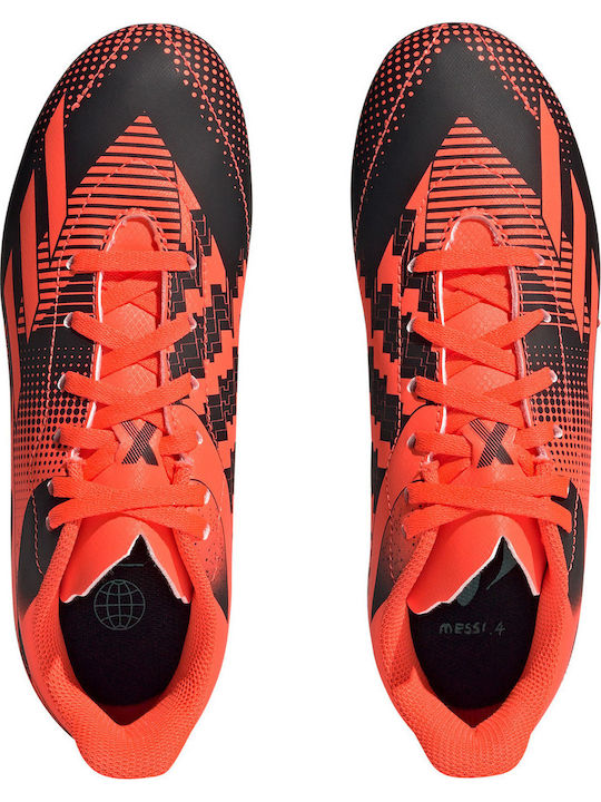 X Speedportal Messi.4 Kids Molded Soccer Shoes Orange