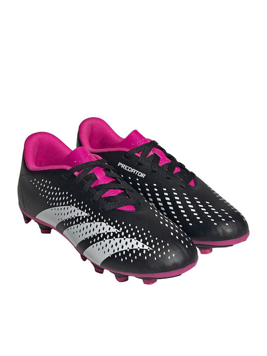 Predator Accuracy.4 Kids Molded Soccer Shoes Core Black / Cloud White / Team Shock Pink 2