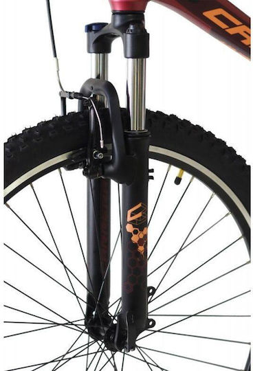 Carrera M7 2000 VB 27.5" 2023 Κόκκινο Mountain Bike με Ταχύτητες