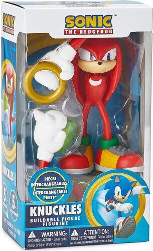 Gama Brands Sonic Hedgehog Buildable Knuckles Φιγούρα Δράσης 10εκ.