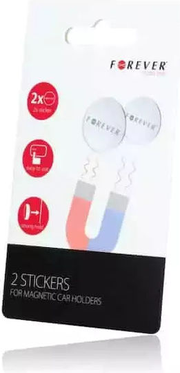 Forever Stickers for MH-120 Holders Suport Auto pentru Telefon cu magnet Argint