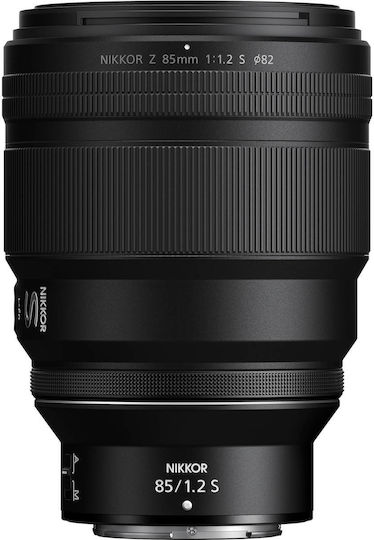 Nikon Full Frame Φωτογραφικός Φακός Nikkor Z 85mm f/1.2 S Telephoto για Nikon Z Mount Μαύρος