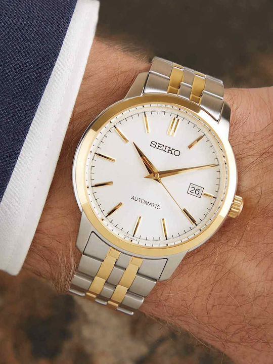 Seiko Conceptual Ρολόι Αυτόματο με Μεταλλικό Μπρασελέ