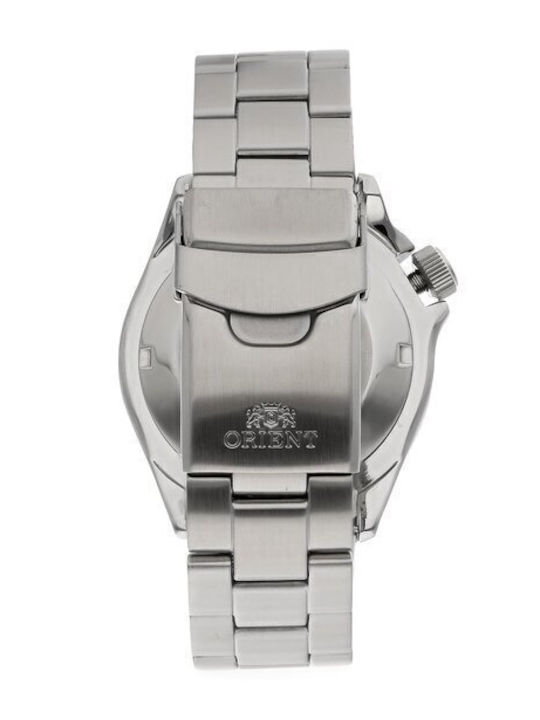 Orient Men's Watch 43mm Automatic with Silver Metal Bracelet