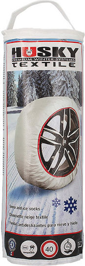 Husky Anti-slip Snow Socks Small Passenger Car 2pcs