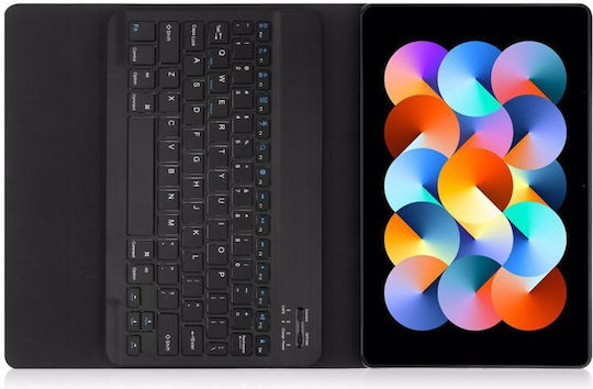 Tech-Protect Smartcase Flip Cover στα Αγγλικά US Μαύρη (Redmi Pad 10.6)