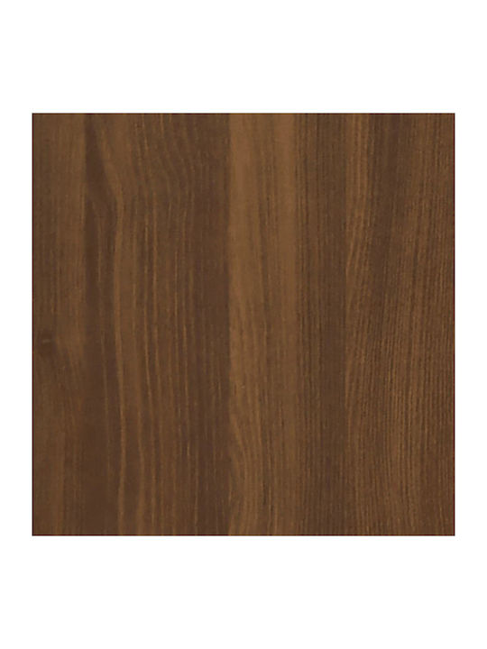 Holz Schuhschrank mit 2 Regalen Gelb L63xW24xH81cm