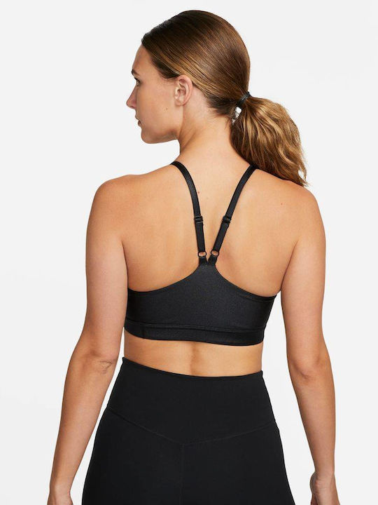 Nike Dri-Fit Indy Shine Women's Athletic Sports Bra Black with Lining