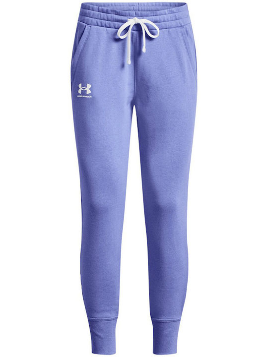 Rival Παντελόνι Φόρμας με Λάστιχο Fleece Violet